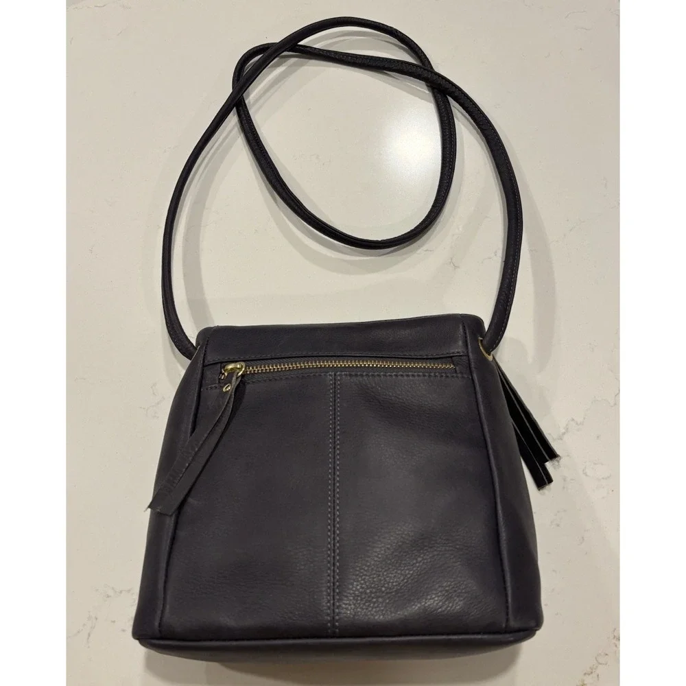 Osgoode Marley Emery Small Crossbody Leather RFID Storm Gray MSRP $175